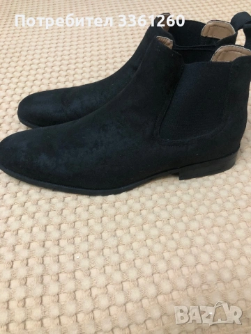 Мъжки велурени обувки номер 44, снимка 2 - Маратонки - 54258342