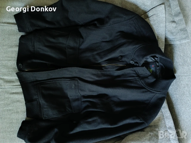 Оригинално вълнено яке LACOSTE (Тип Bomber) – Перфектно състояние!, снимка 3 - Якета - 54655833