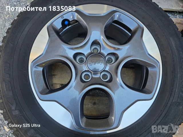 Лети джанти 16ки 5х110 Jeep + зимни гуми 215/65/16 Falken, снимка 5 - Гуми и джанти - 55424710