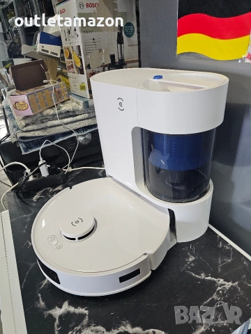 Робот прахосмукачка Ecovacs DEEBOT N20 Plus, Сухо и мокро почистване, снимка 6 - Прахосмукачки - 54446880