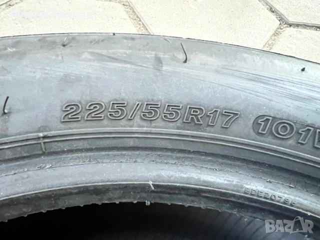 2бр летни гуми 225-55-17, снимка 5 - Гуми и джанти - 54444748