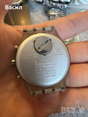 Swatch хронограф, снимка 2 - Мъжки - 54292149
