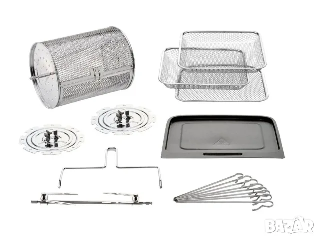 Нов голям Air-Fryer 9 в 1, снимка 4 - Мултикукъри - 55641089