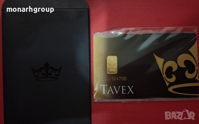 1 грам абонаментно златно кюлче Tavex