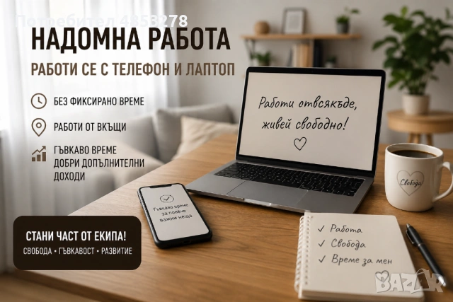 Търся 3 жени за онлайн работа
