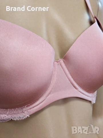 Комплект дамско бельо Hunkemöller в розов цвят – сутиен 70E и бикини M, снимка 3 - Бельо - 54515096