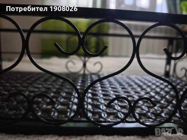 Метална поставка за цветя / Сандъче за балкон (50 см) - ЧИСТО НОВО!, снимка 3 - Стайни растения - 55186596