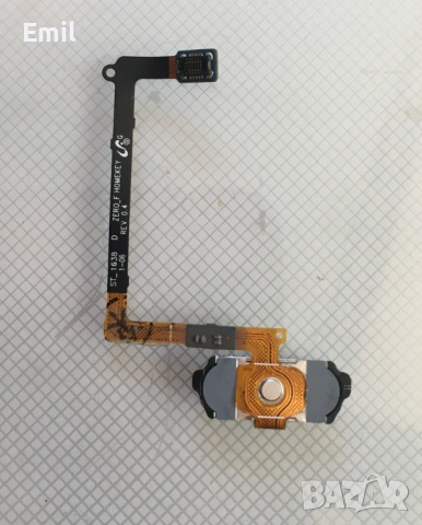 Лентов кабел с Home бутон за Samsung S6, снимка 2 - Резервни части за телефони - 54100169