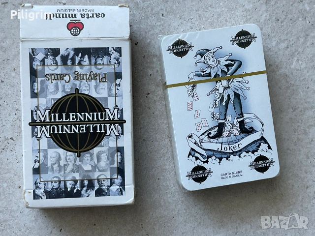 Нови карти “Millennium” Carta Mundi, Белгия. Запечатани., снимка 4 - Карти за игра - 55098807