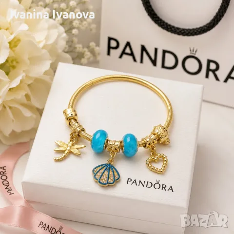 Дамски гривни тип Pandora – избери 3 за 30 €, третата подарък, снимка 11 - Гривни - 55622919