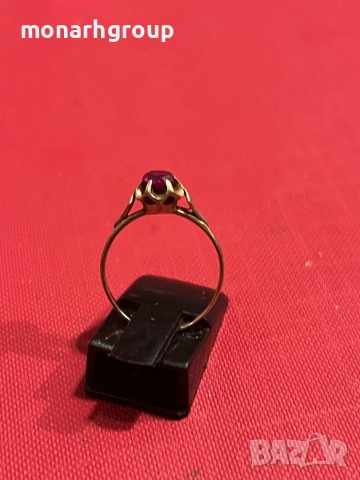 Златен пръстен, снимка 2 - Пръстени - 54197683