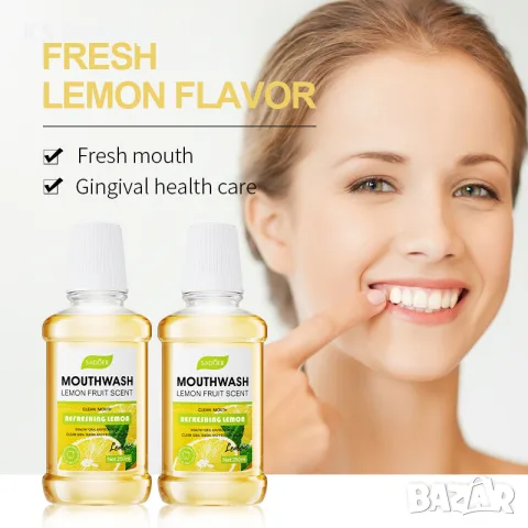 Sadoer Lemon Mouthwash - вода за изплакване на устата, снимка 2 - Други - 55394045