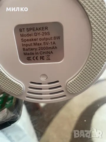Bluetooth колонка със светлина, бял шум, с аларма, снимка 6 - Bluetooth тонколони - 55408004
