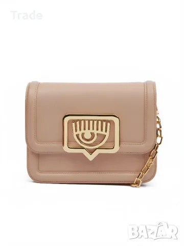Оригинална чанта за рамо и кросбоди Chiara Ferragni Намалена цена -46%, снимка 4 - Чанти - 55499056