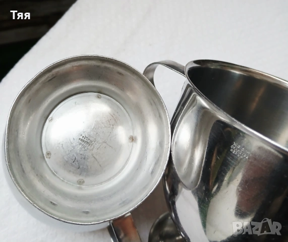 Големи чаши алпака с дръжки , снимка 8 - Чаши - 54446894