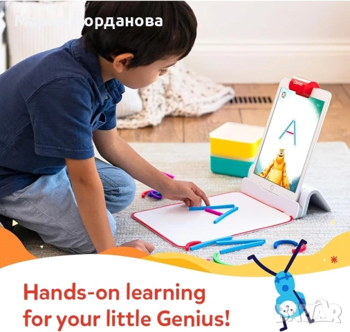 Osmo Little Genius Starter Kit Образователен STEM Комплект за iPad, снимка 3 - Образователни игри - 54533653