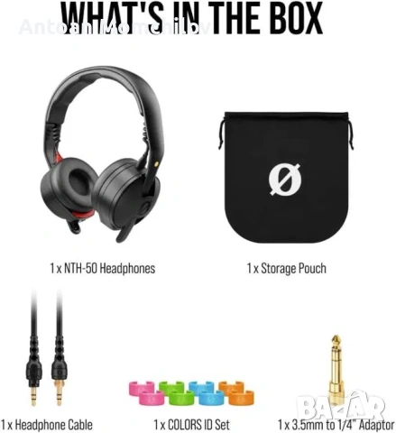 Слушалки RØDE NTH-50 професионални DJ on-ear, снимка 9 - Слушалки и портативни колонки - 54827727