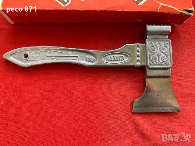 Сатър Брадва Топор "Калуга" Стар съветски топор 1988 г., снимка 2 - Антикварни и старинни предмети - 55619196