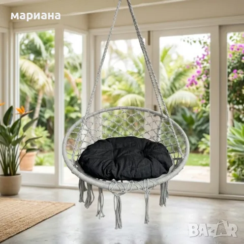 Висяща градинска люлка., снимка 4 - Градински мебели, декорация  - 55321065