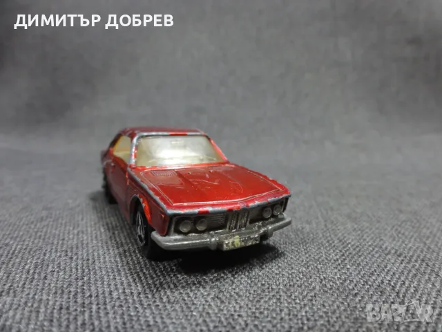 СТАРА РЕТРО МЕТАЛНА КОЛИЧКА MAJORETTE 235 BMW 3.0 CSI E9, снимка 6 - Колекции - 55428259