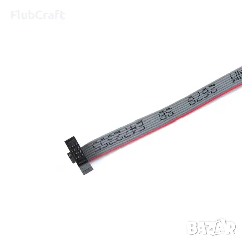 8P 20 см Лентов Кабел с Конектор 1.27MM JTAG / ISP