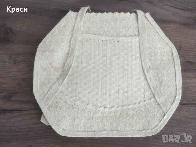 Елегантна дамска лятна плетена чанта., снимка 10 - Чанти - 54012956