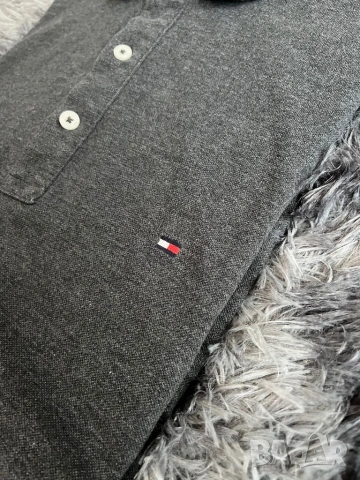 Поло Tommy Hilfiger сив L , снимка 4 - Ризи - 54257944