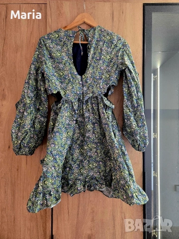 Лятна рокля на цветя Top shop, снимка 3 - Рокли - 54720710