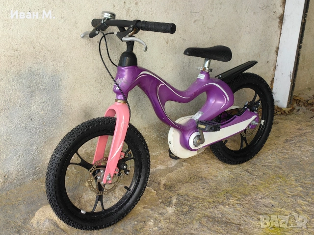 детски велосипед 16 цола с дискови спирачки , снимка 8 - Велосипеди - 54344831