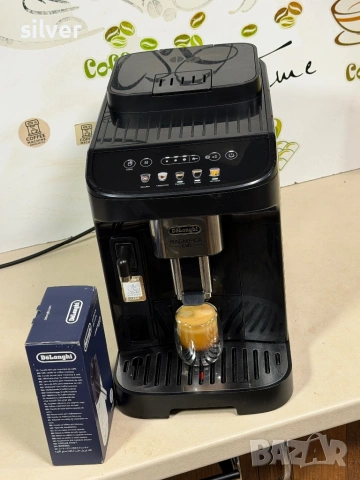Кафемашина кафе автомат delonghi magnifica evo с гаранция, снимка 4 - Кафемашини - 54842692
