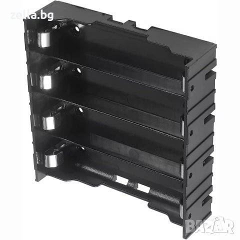 Комплект от 2 броя държачи за 18650 батерии – 4 слота, 3.7V, за серийно/паралелно свързване 10487, снимка 7 - Друга електроника - 54706401