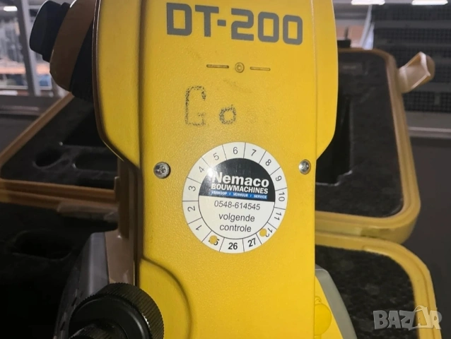 Продажба теодолит - Topcon DT-200, снимка 3 - Измервателни инструменти - 54352693