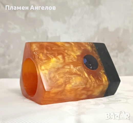 Моливник/държач за моливи /ваза Каталин, Бакелит, Лава Поток , снимка 5 - Антикварни и старинни предмети - 54964765