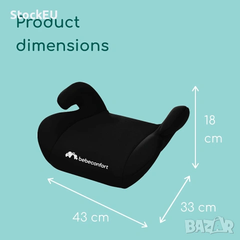 Детска седалка за кола Bebe Confort Manga Safe Black Бустер Столче за кола, снимка 6 - Столчета за кола и колело - 54440626