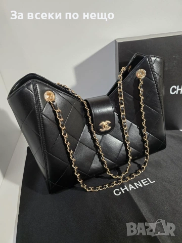 Chanel Hobo 25A Дамска Черна Чанта От Висококачествена Телешка Кожа Код Brand Luxury Fashion33
