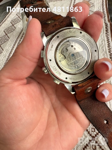 Мъжки часовник реплика A. Lange & Söhne Tourbillon Perpetual – автоматичен, снимка 4 - Мъжки - 54355149