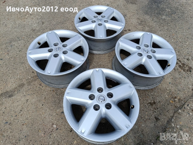 Алуминиеви джанти 16 оригинални nissan , снимка 3 - Гуми и джанти - 54388326