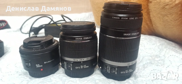 Фотоапарат Canon 700D+Обективи, снимка 9 - Фотоапарати - 54568486
