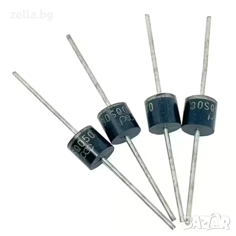 Комплект от 5 броя диоди Schottky 30SQ050 30A 50V Блокиращ диод за соларни панели 12V 24V 48V 10285