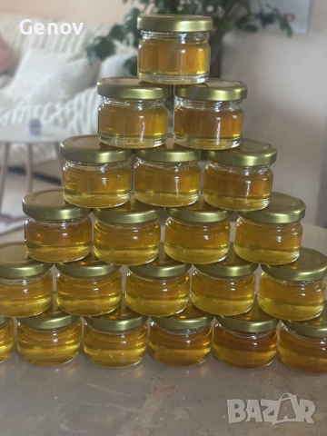 Малки бурканчета с мед 25 мл., снимка 2 - Пчелни продукти - 55535894