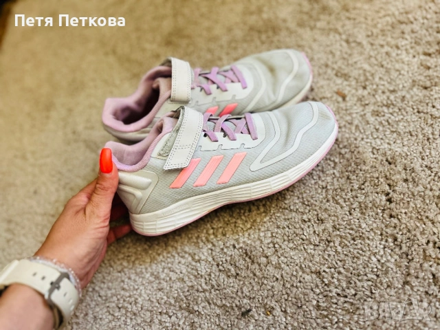 Маратонки ADIDAS  Duramo 10 El I - номер 35 - със ЗАБЕЛЕЖКА, снимка 4 - Детски маратонки - 54806625