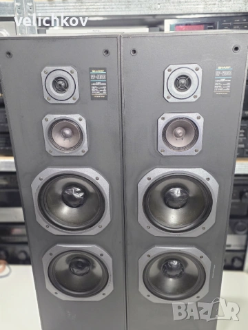    🚀🔥 ЯПОНСКА СИЛА И АНАЛОГОВ КЛАСИК: 3-лентови Тонколони Sharp CP-6000! 🔥🚀, снимка 4 - Тонколони - 54747924