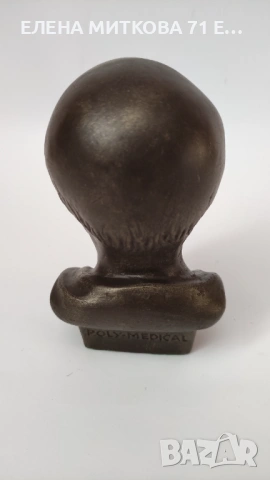 Масивен бюст на Хипократ-бащата на медицината, снимка 3 - Антикварни и старинни предмети - 54334145