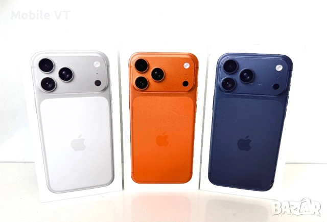 НОВ! iPhone 17 Pro 256GB Silver / Blue / Orange ГАРАНЦИЯ 24 Месеца!