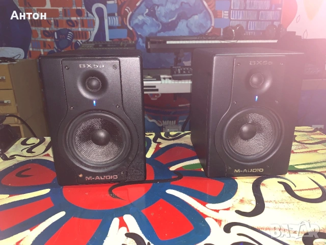 2 x M audio BX5a Deluxe Мониторни Активни Тонколони / Active Speakers, снимка 3 - Тонколони - 54557047