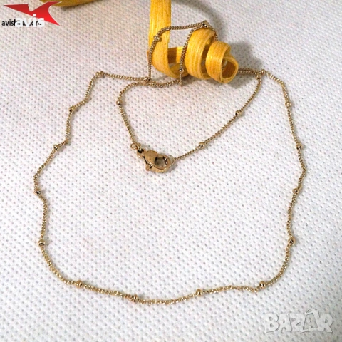 Синджир с 14К златно покритие 254599