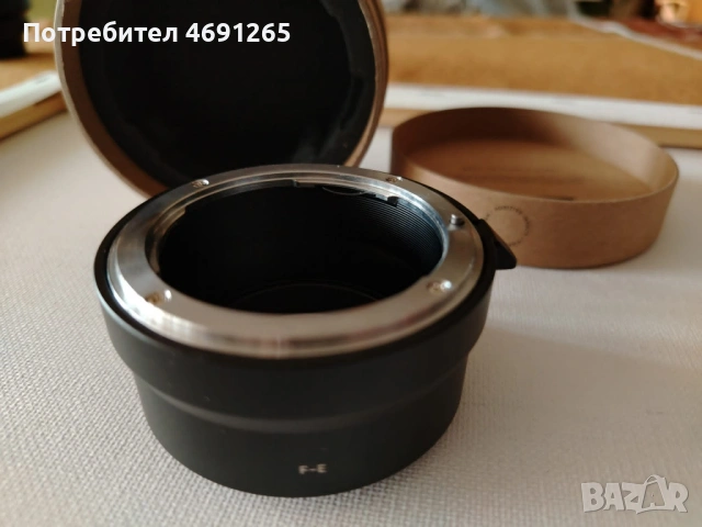 Адаптер URTH F-E  за обективи Никон към тяло Сони, снимка 4 - Фотоапарати - 54400825