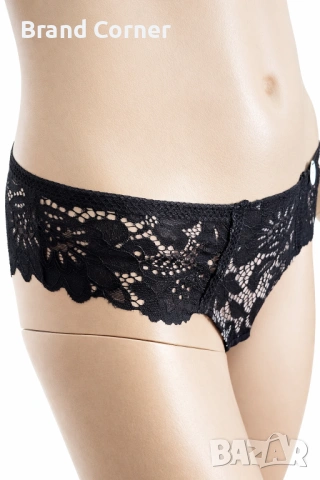 Hunkemöller комплект черно дантелено бельо – сутиен 75D и бикини S, снимка 7 - Бельо - 54550638