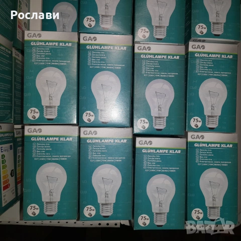 209. Електрически крушки с нажежаема жичка прозрачни., снимка 3 - Крушки - 55157473