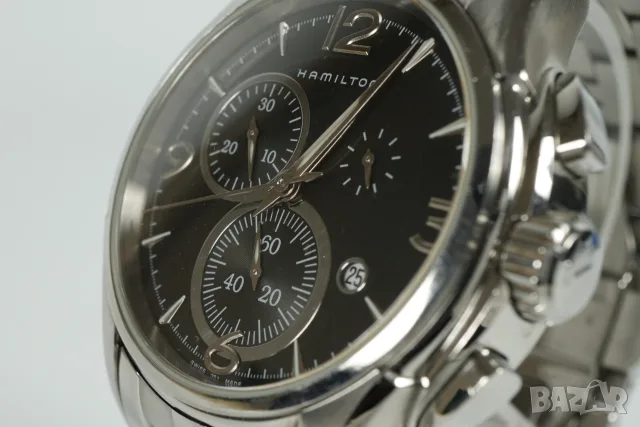 Hamilton Jazzmaster Chronograph H326120 - внесен от Япония, оригинален, снимка 4 - Мъжки - 55479442